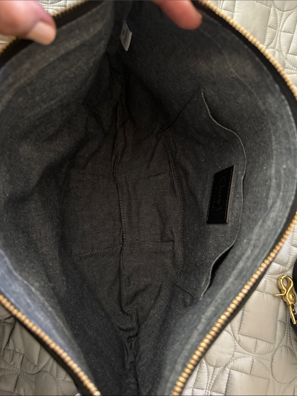 Clare V Woven Moyen Messenger - Picture 2 of 2